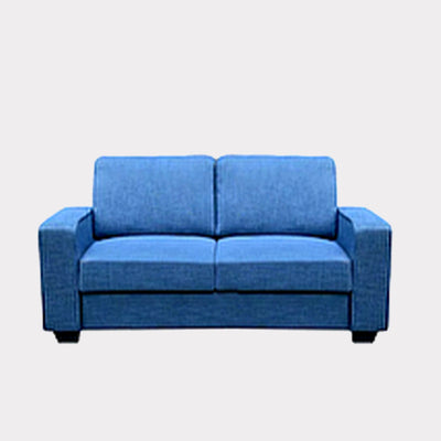 Nova 2 Seater Sofa (Blue Fabric)