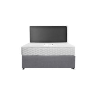 Headboard Only - 4'6'' x 24'' (Black PU Leather)