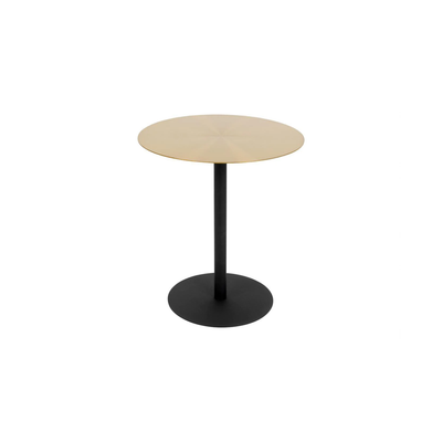 Snow Brushed Side Table (Bronze & Black)