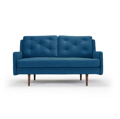 Holme 2 Seater Sofa (Velvet Blue)
