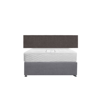 Long Low Headboard  - 7 FT Wide 2 FT Tall (Dark Grey)
