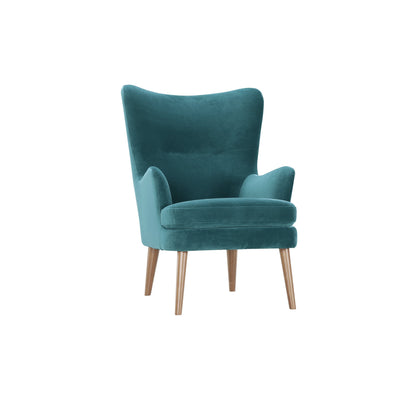 Hugo Armchair (Teal Velvet)