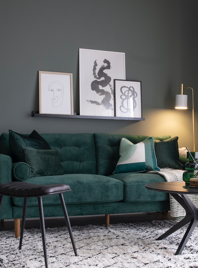Jacob 2 Seater Sofa (Green)