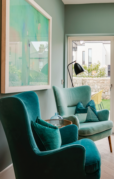 Hugo Armchair (Light Teal)