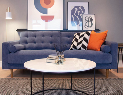 Jacob 3 Seater Sofa (Blue)